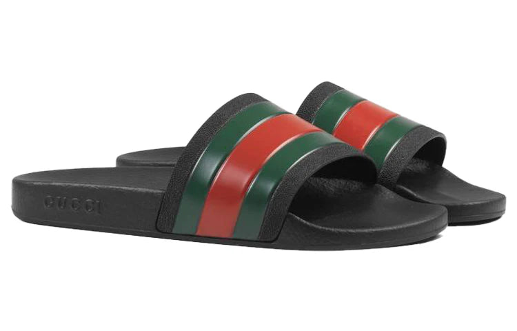 Gucci Pursuit '72 Rubber Black Sandal