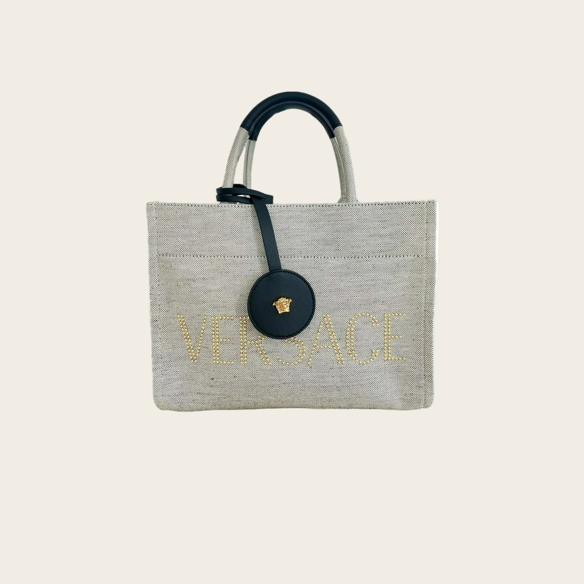 Versace Studded Tote Bag