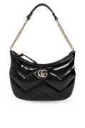 Gucci Black GG Marmont Small Shoulder Bag