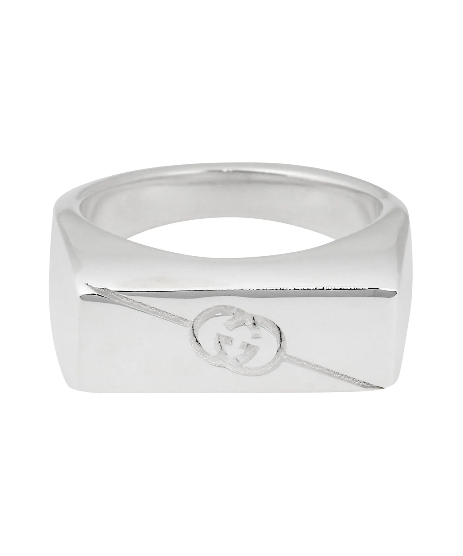 Gucci GG Signet Sterling Silver Ring