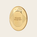 Alexander McQueen Faced Stone Gold Ring