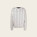 Balenciaga Jacquard all over logo knitwear