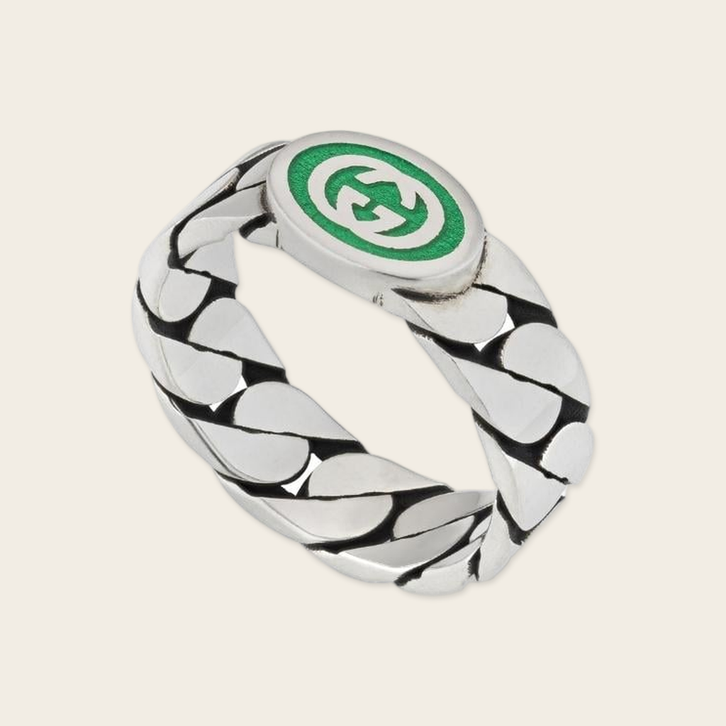 Gucci GG logo Sterling Silver