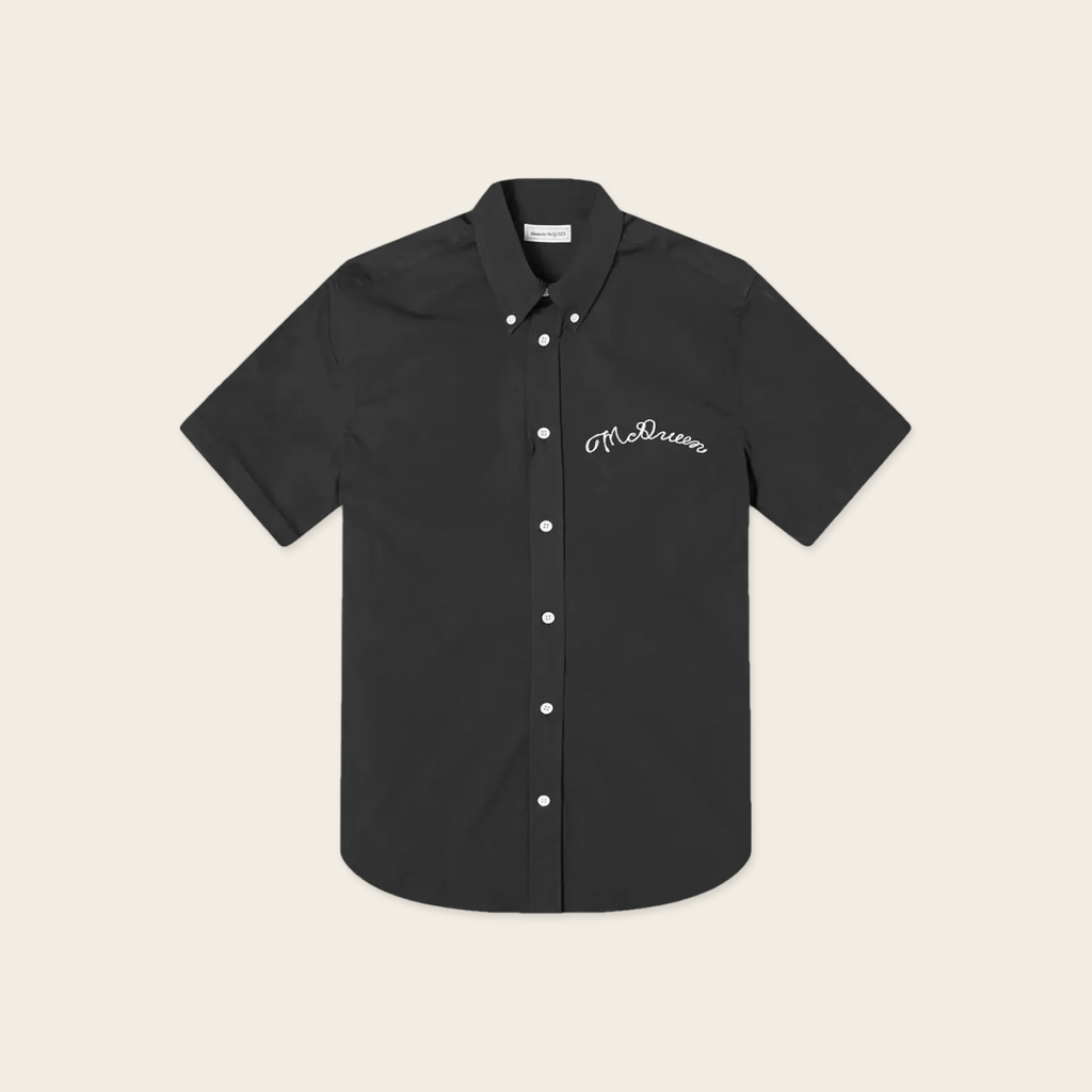 Alexander McQueen Poplin Embroidered Shirt