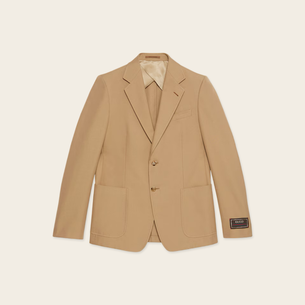 Gucci Arm Patch Logo Blazer