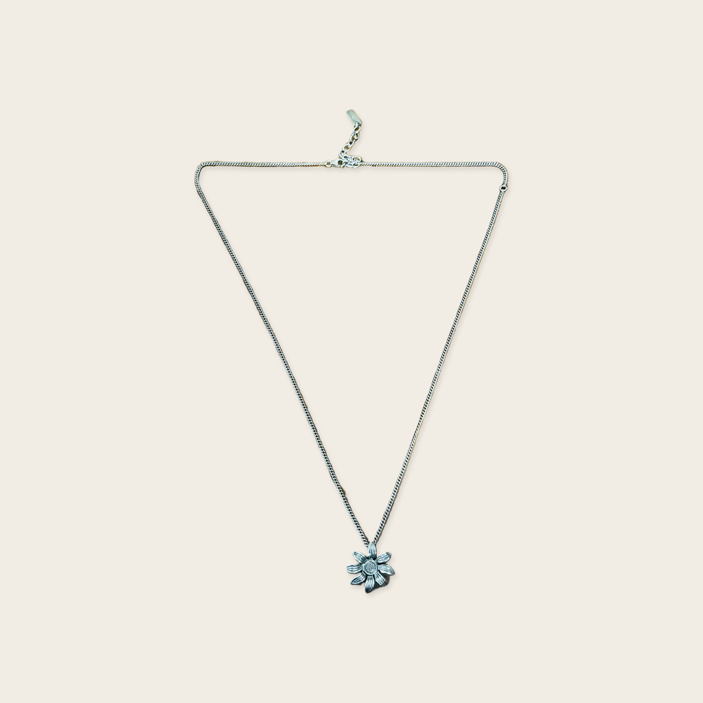Saint Laurent Sunflower Pedant Necklace