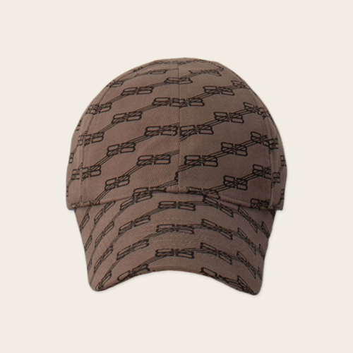 Balenciaga Brown BB Monogram Cap