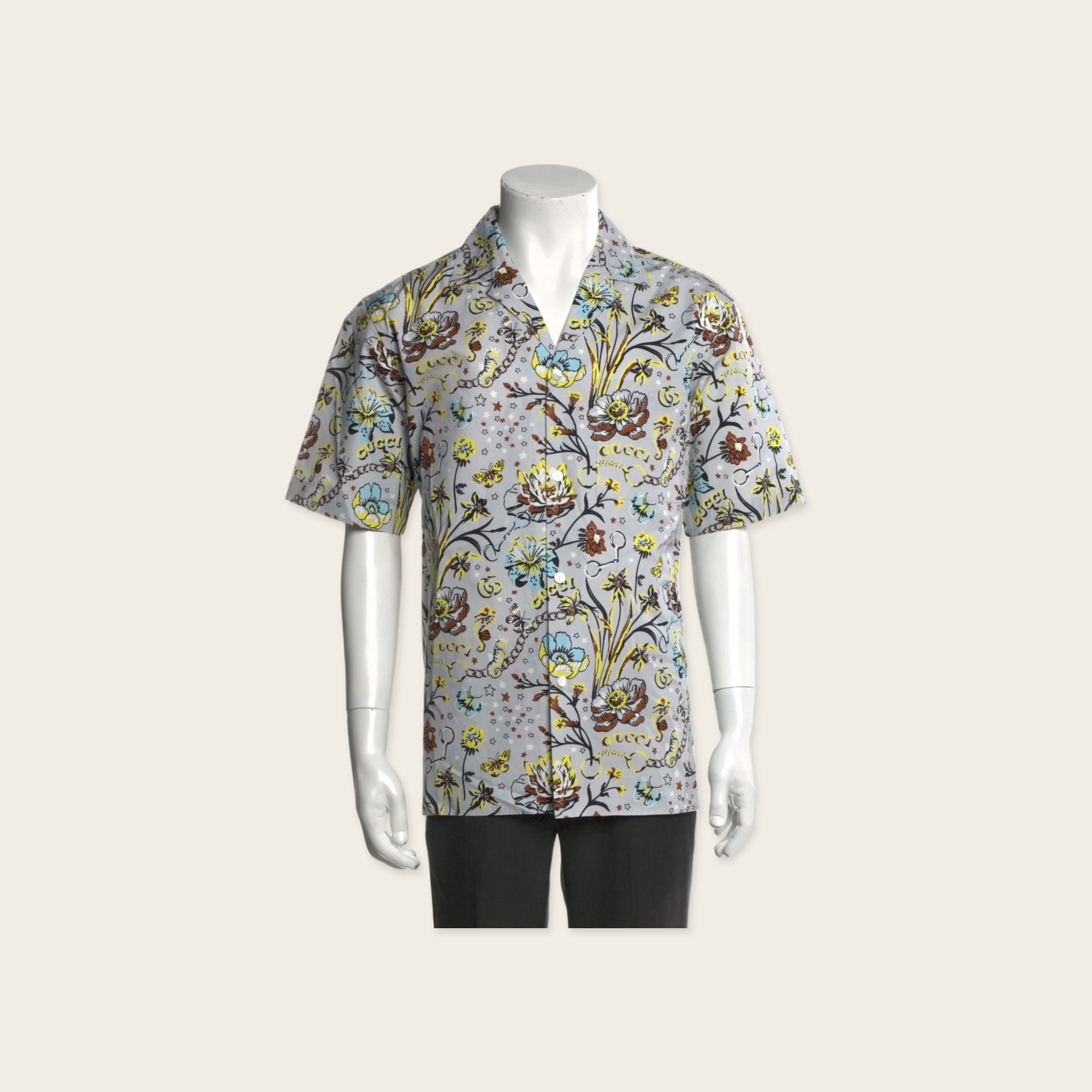 Gucci Floral Punk Print Shirt