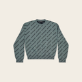 Balenciaga Jacquard all over logo knitwear