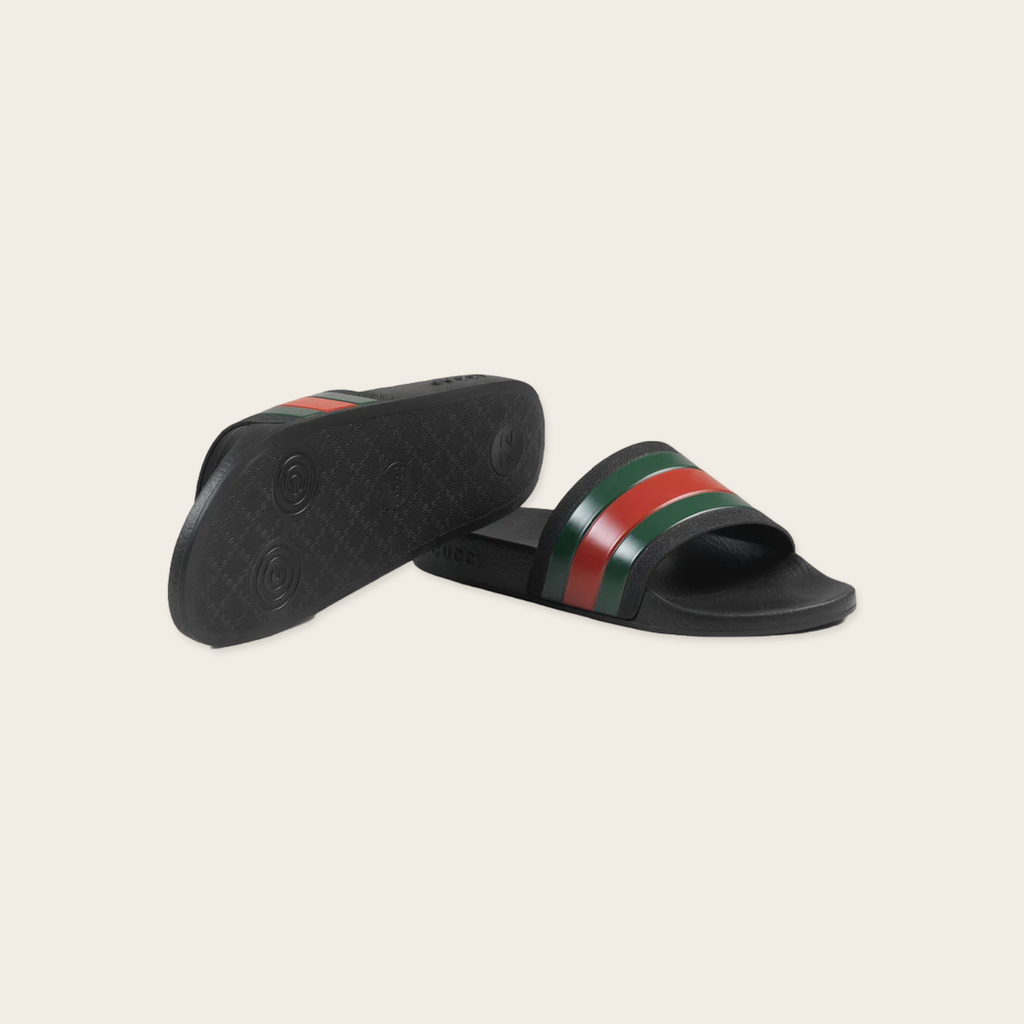 Gucci Pursuit '72 Rubber Black Sandal