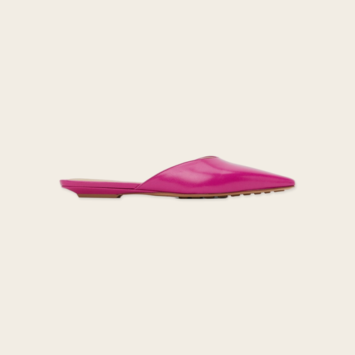 Bottega Veneta Pink Point Slippers
