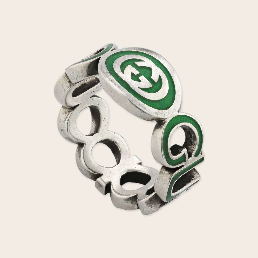 Gucci Interlocking G Logo Ring