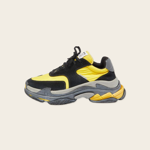 Balenciaga Triple S Sneaker 'Black Yellow'
