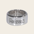 Alexander McQueen Graffiti Logo Ring