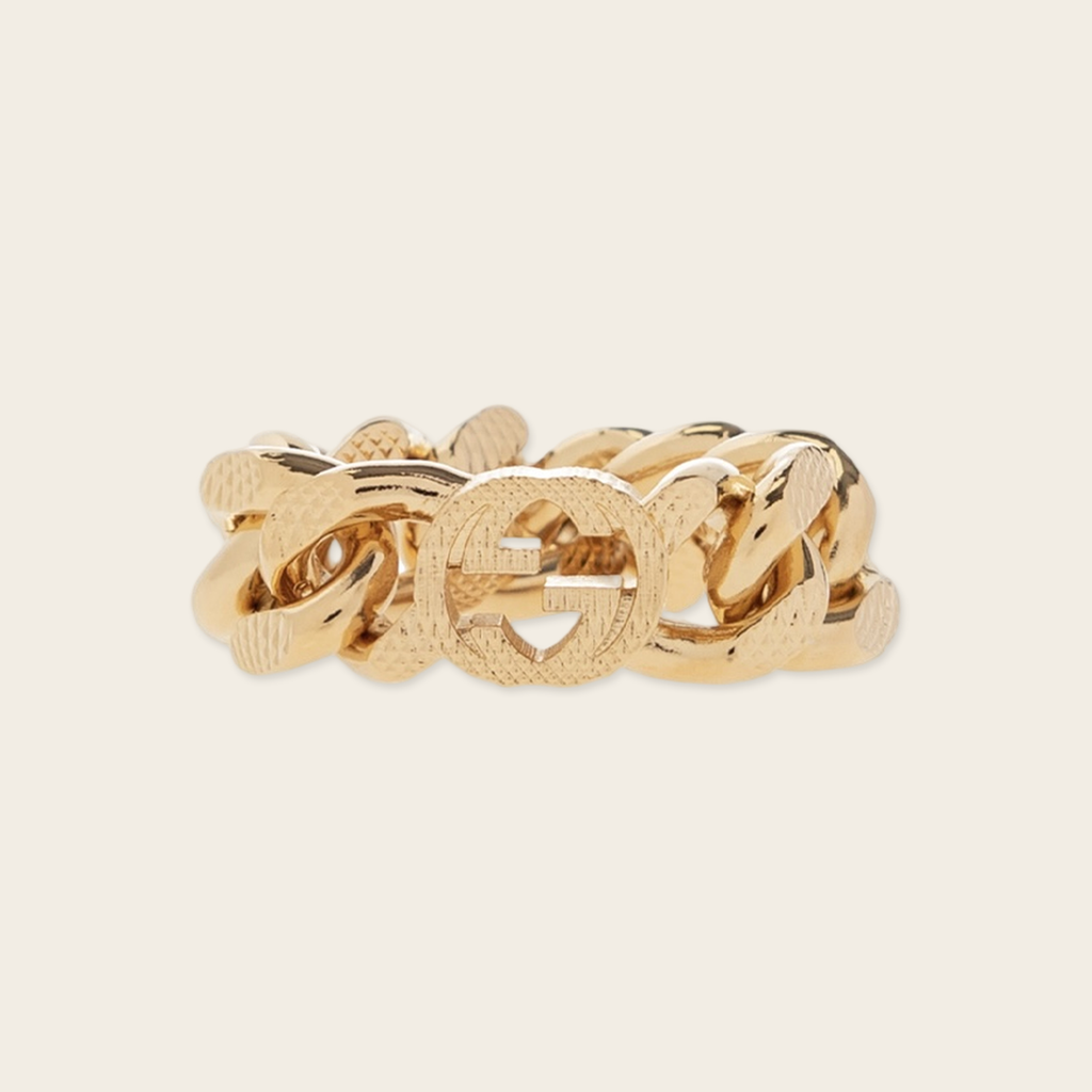 Gucci Interlocking Chain Ring