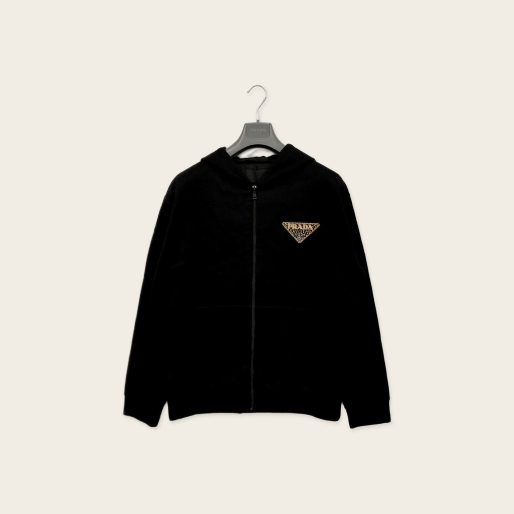 Prada Crystal Logo Jacket