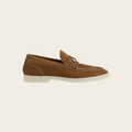Gucci Horsebit Camel Suede Shoes