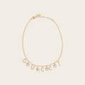 Gucci Star Logo Crystal Necklace