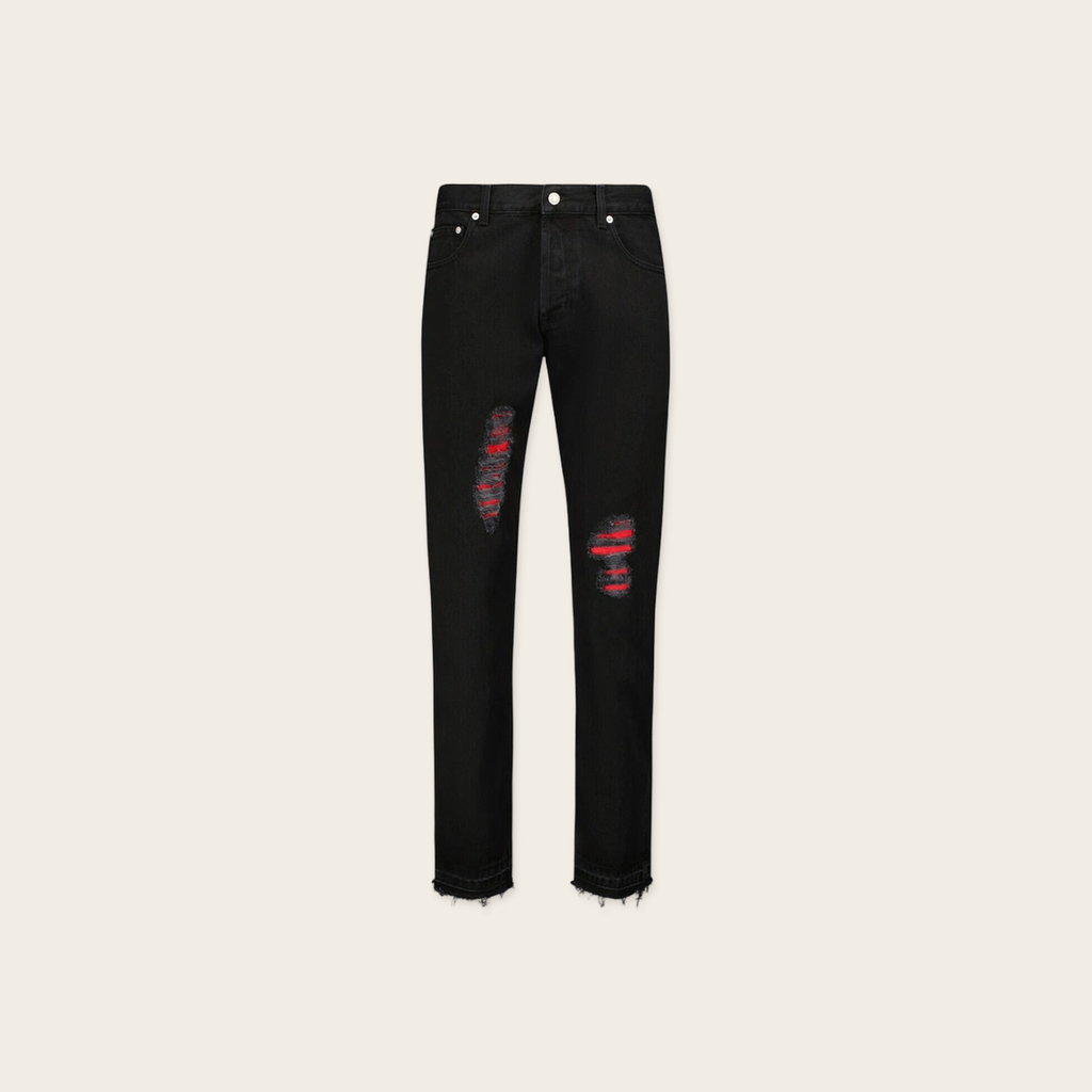 Alexander McQueen Distressed Slim jeans