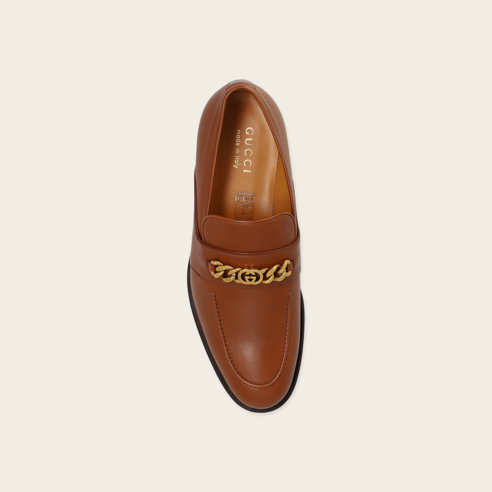 Gucci Interlocking G Chain Loafers