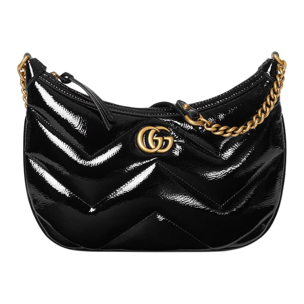 Gucci Black GG Marmont Small Shoulder Bag