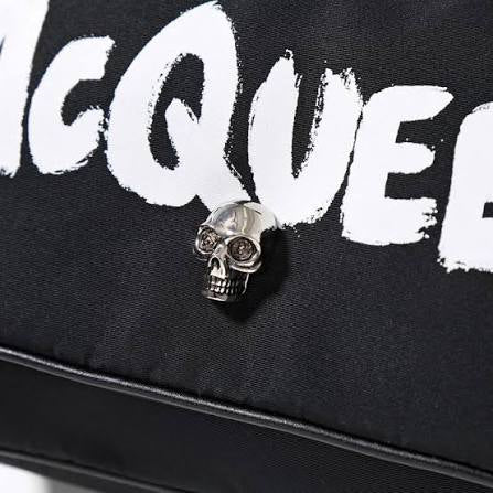 McQueen Graffiti Skull Shoulder Bag — 2