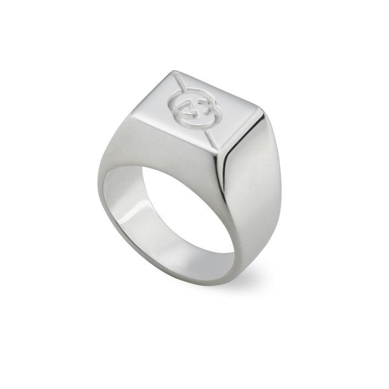 Gucci GG Signet Silver Ring