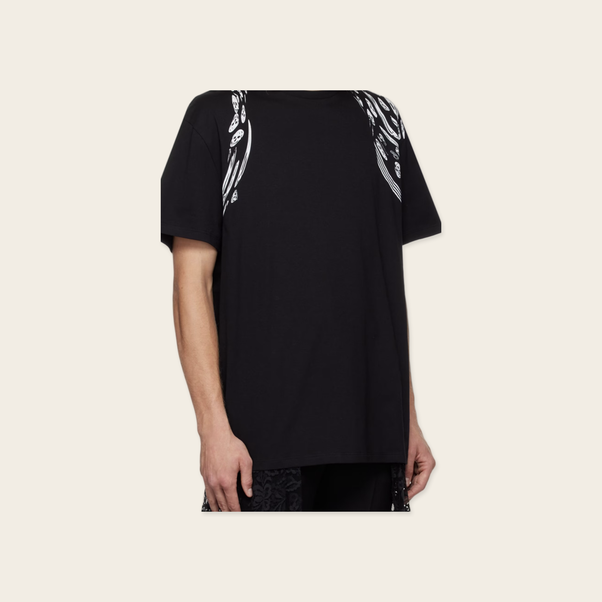 Alexander McQueen Printed Cotton Tee