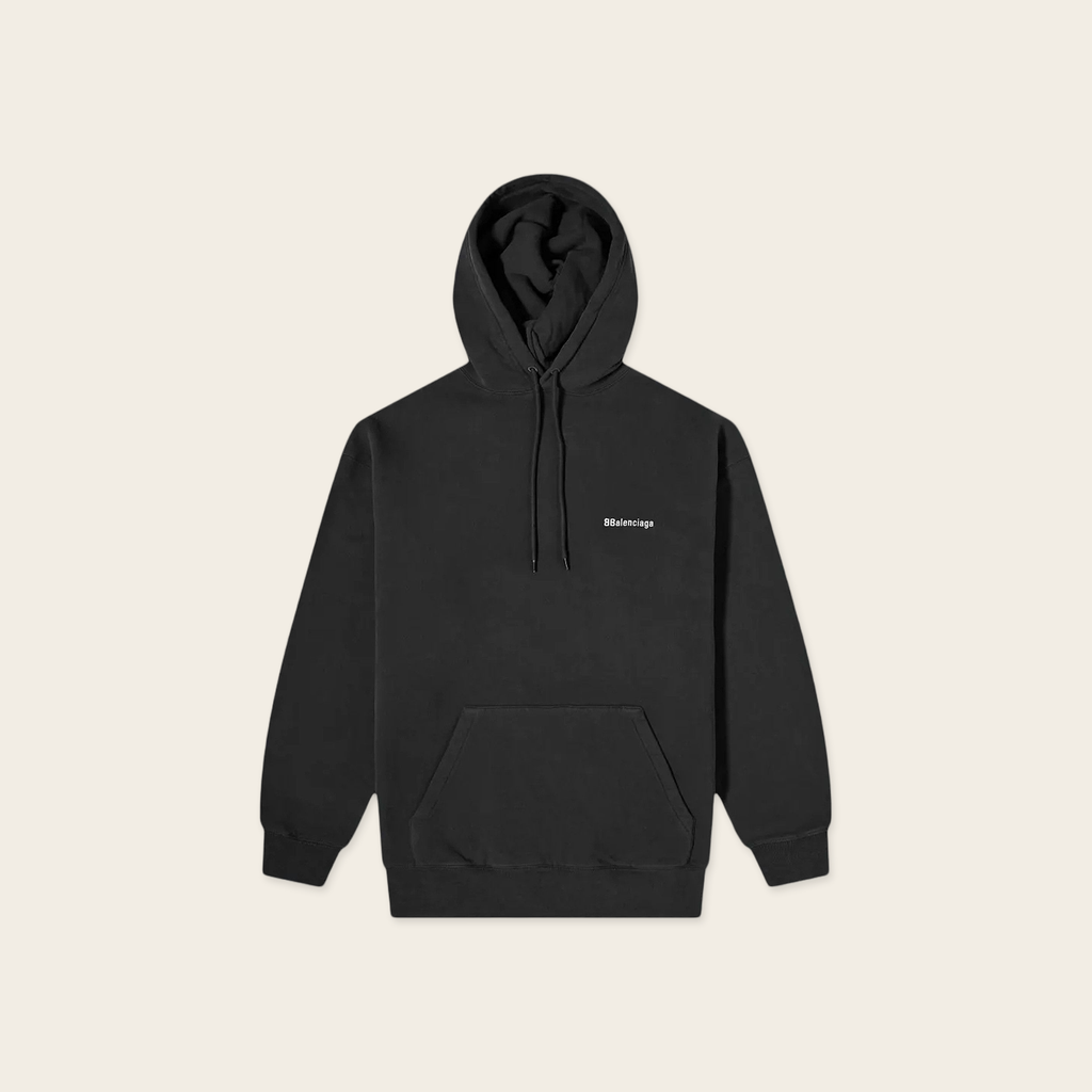 Balenciaga Corporate Logo Popover Hoodie