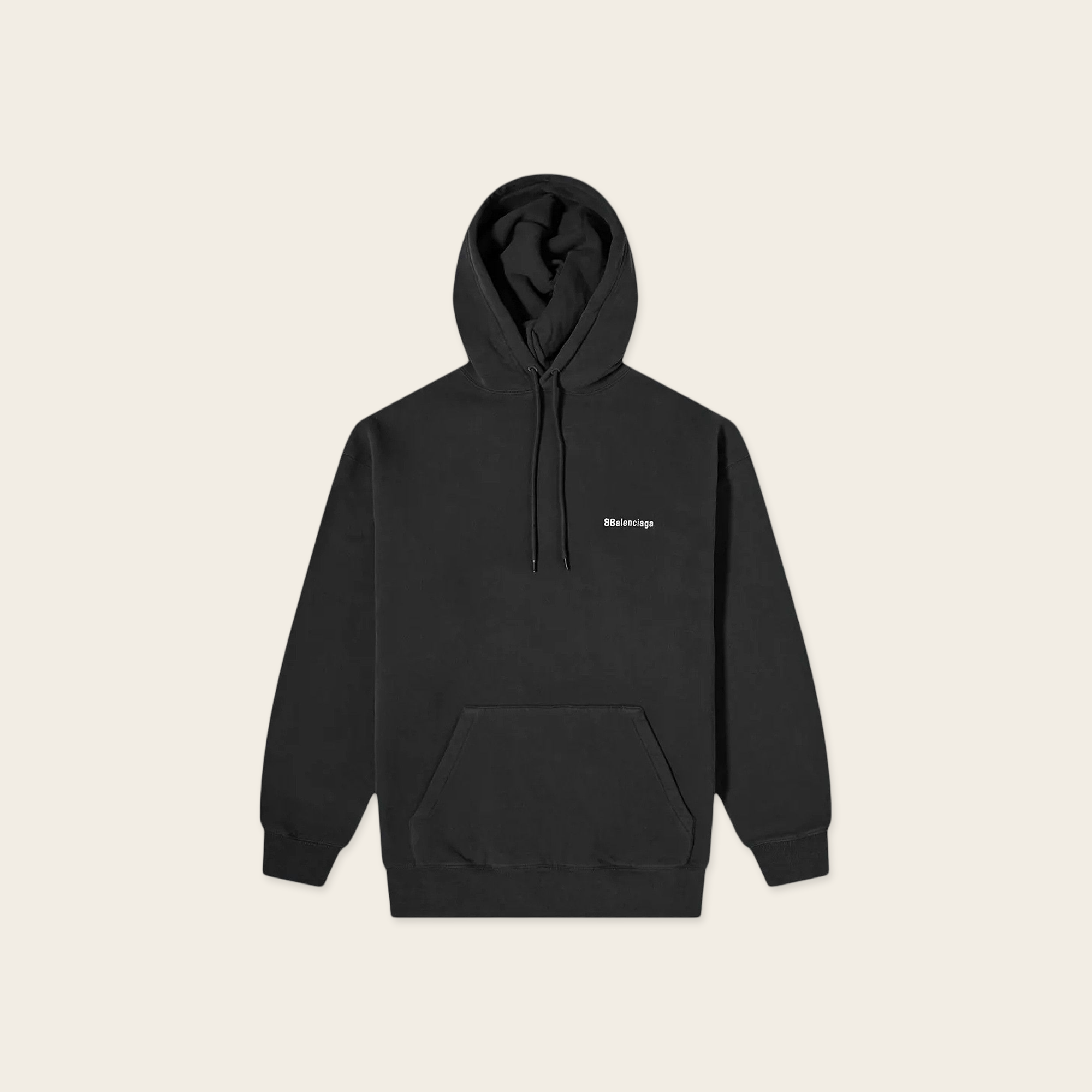 Balenciaga Corporate Logo Popover Hoodie