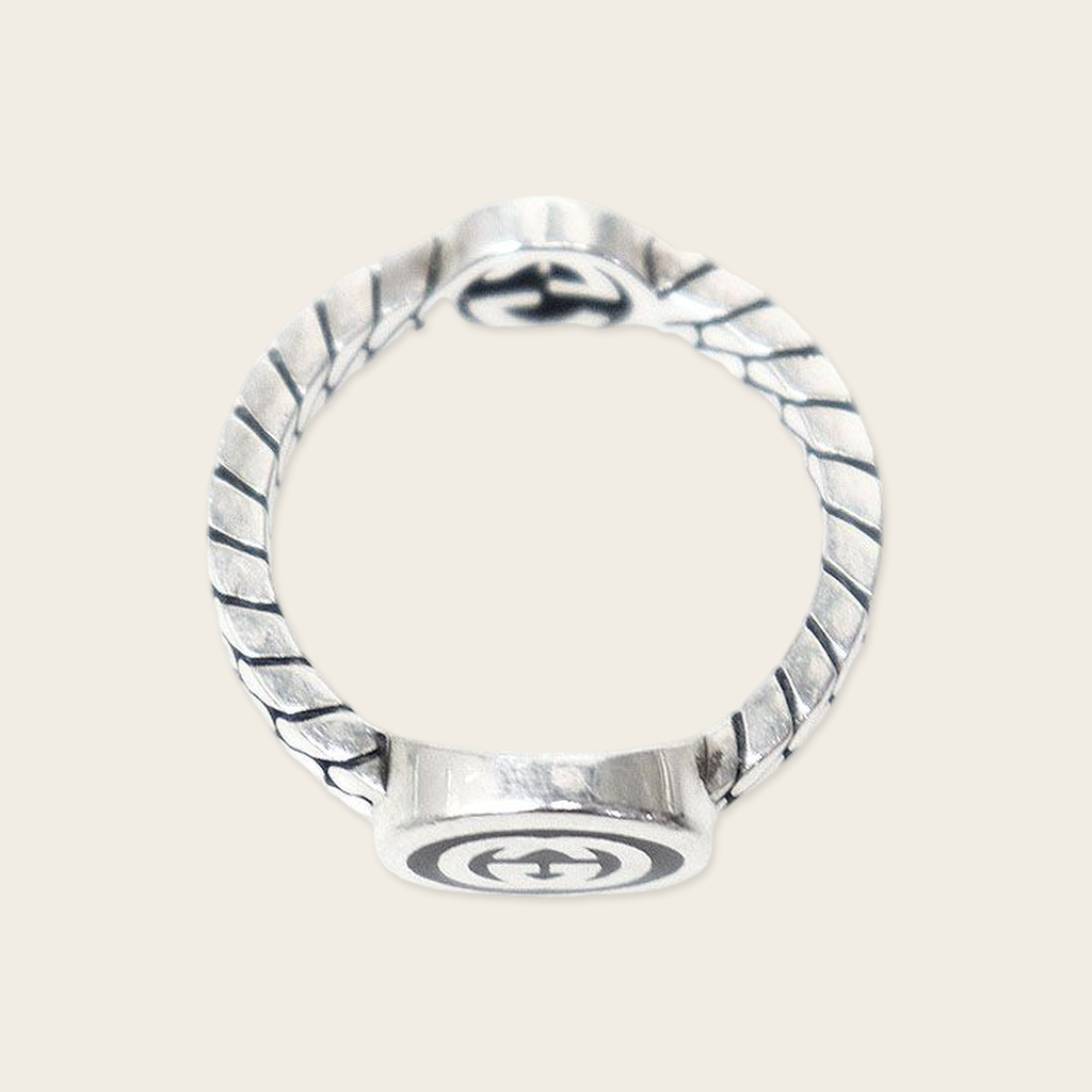 Gucci Interlocking G Double Face Ring