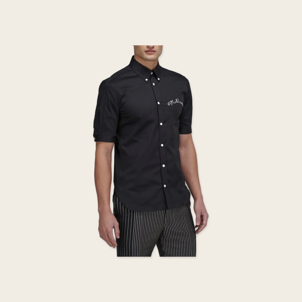Alexander McQueen Poplin Embroidered Shirt