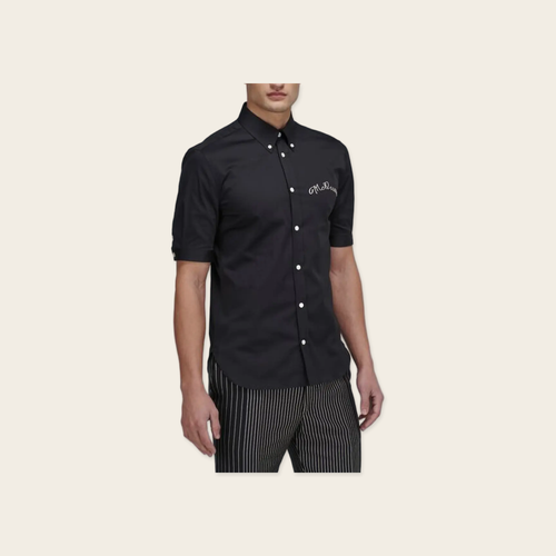 Alexander McQueen Poplin Embroidered Shirt