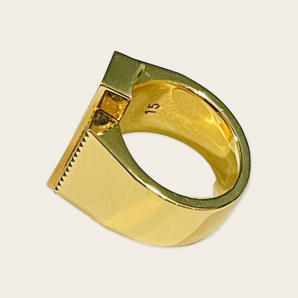 Versace Greca Logo Ring