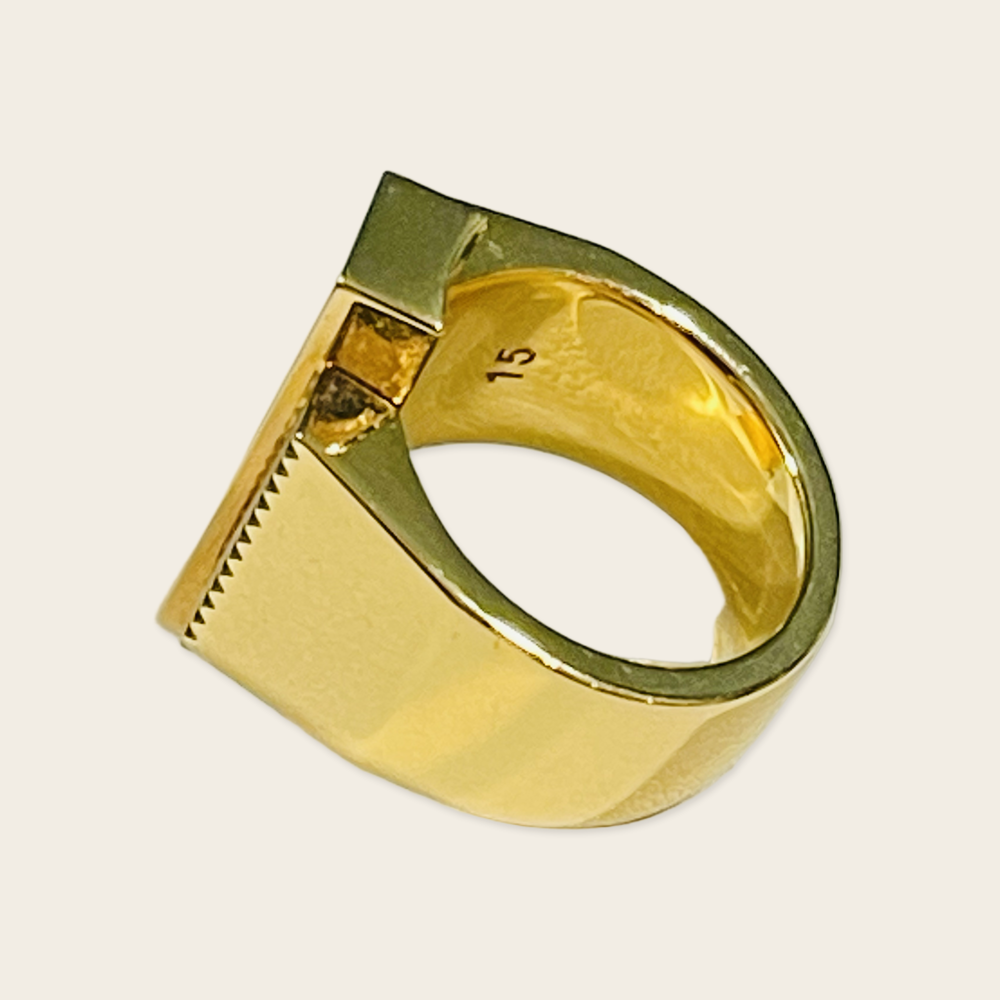 Versace Greca Logo Ring