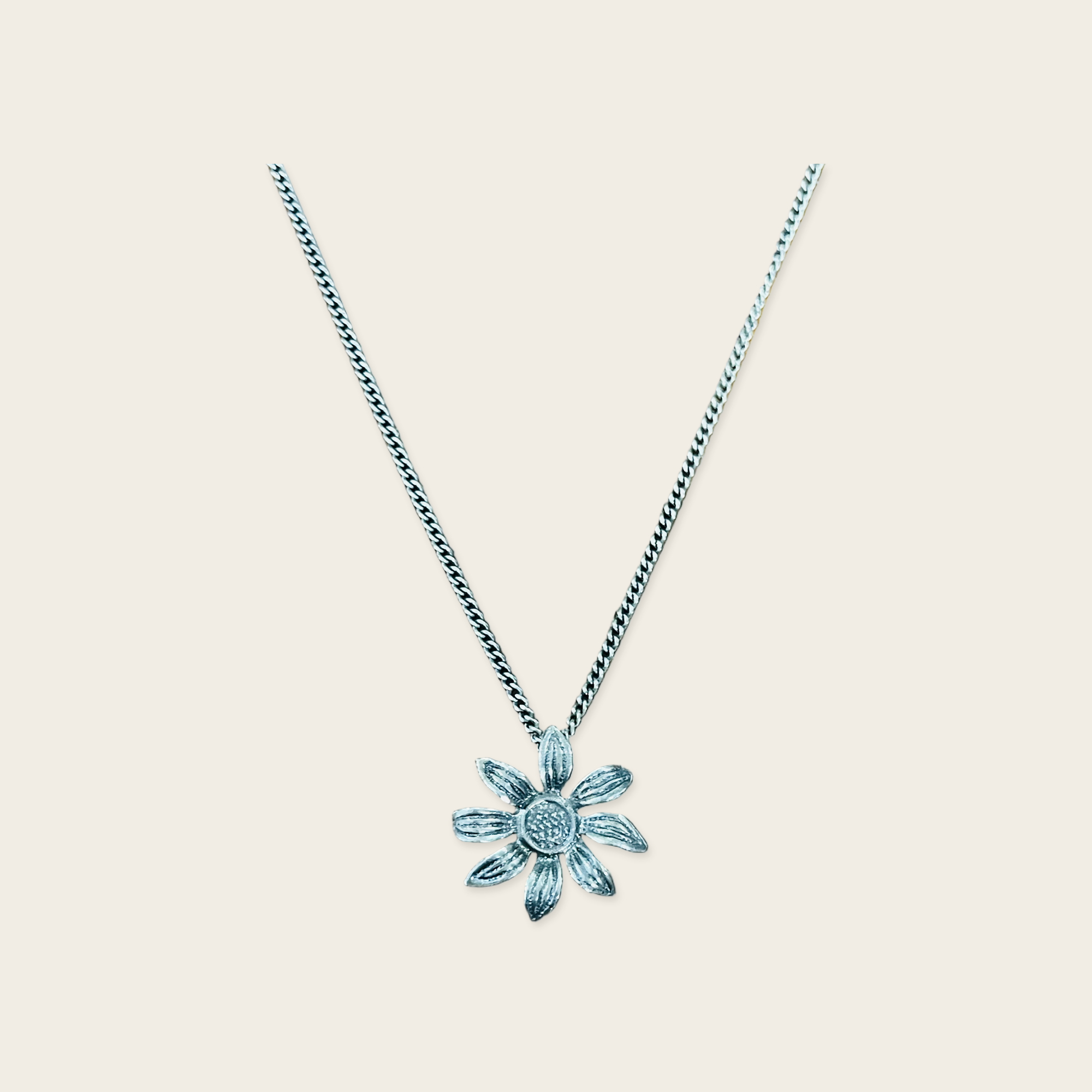 Saint Laurent Sunflower Pedant Necklace