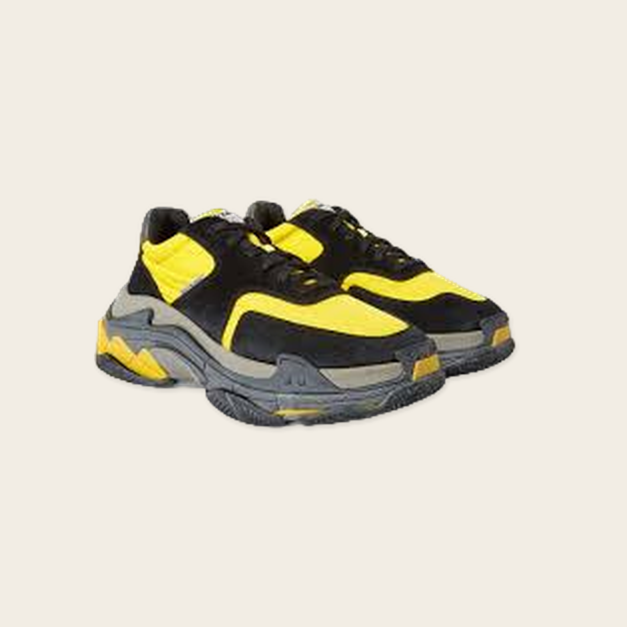 Balenciaga Triple S Sneaker 'Black Yellow'