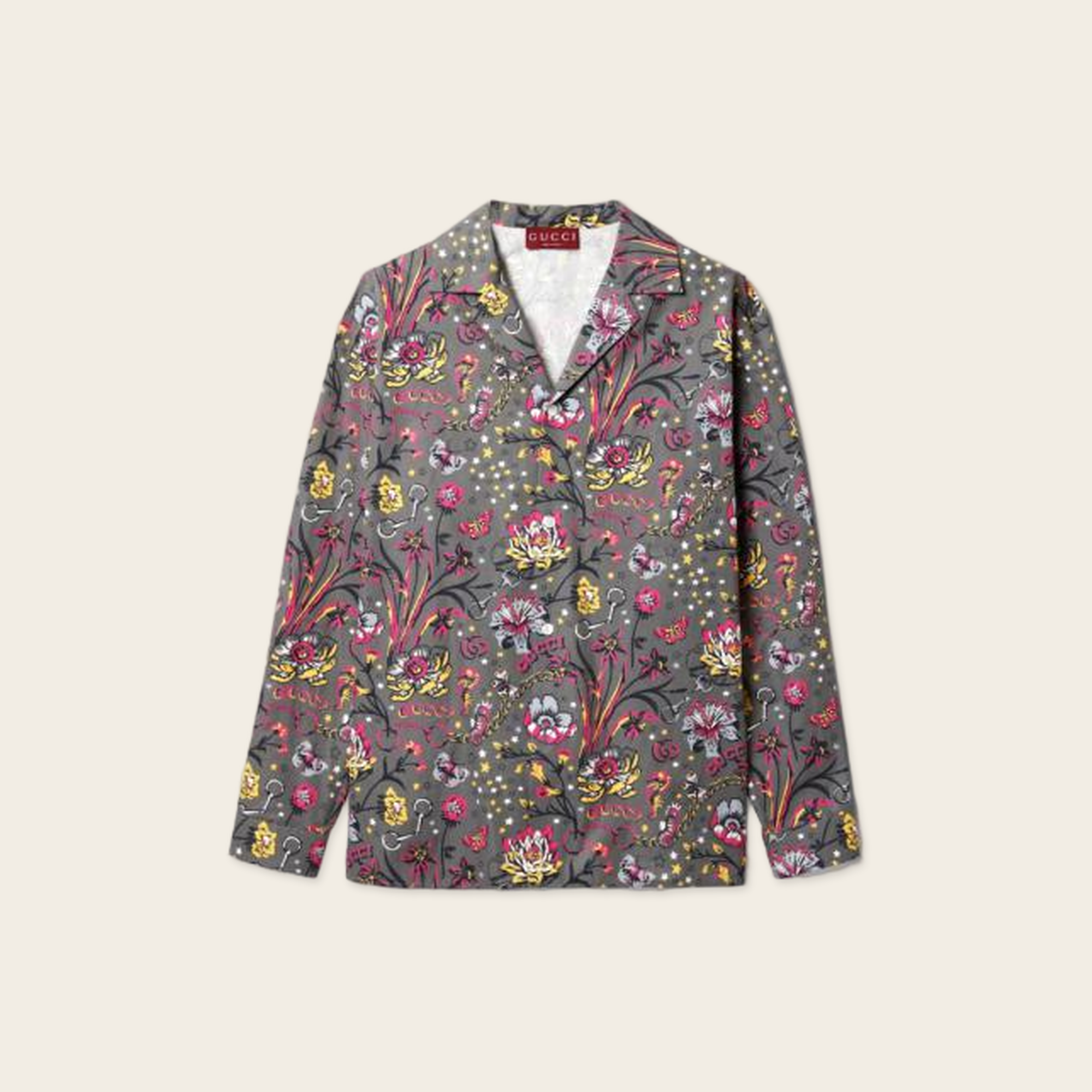 Gucci Floral Punk Print Shirt