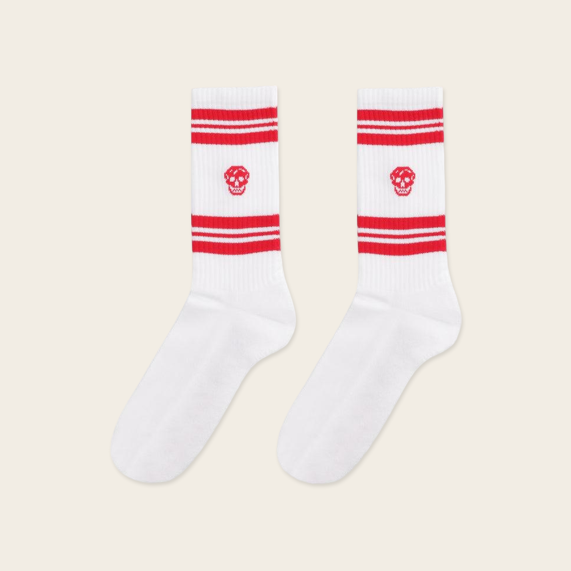 Alexander McQueen Skull White Socks