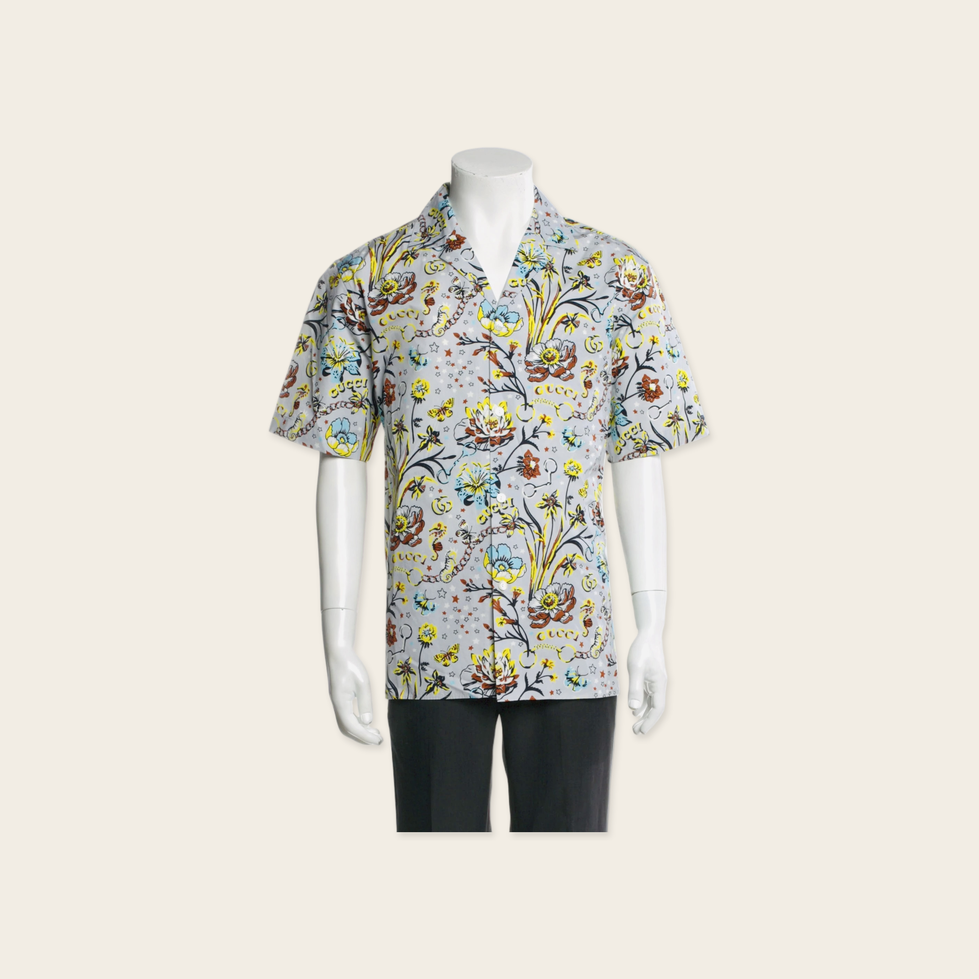Gucci Floral Punk Print Shirt