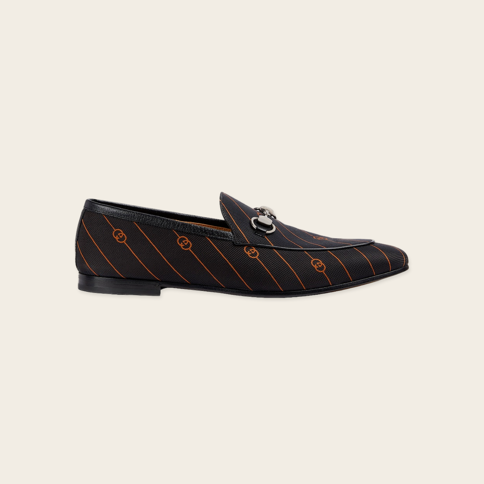 Gucci Jordaan Horsebit GG Loafers