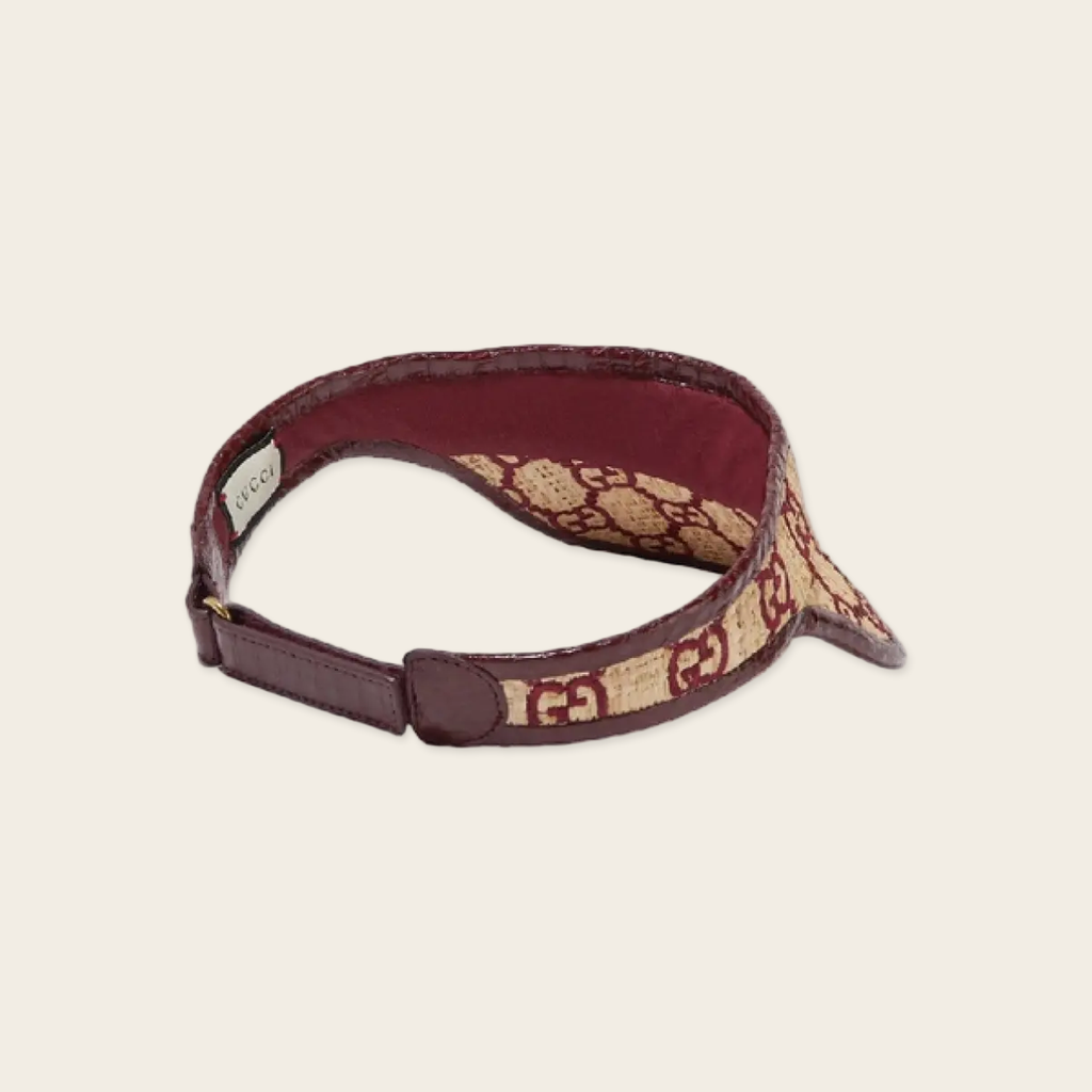 Gucci Patterned GG Viser