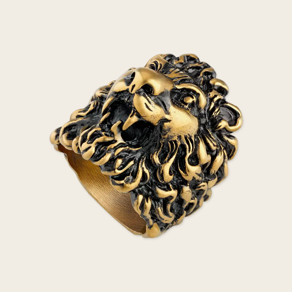 Gucci Lion Head Ring