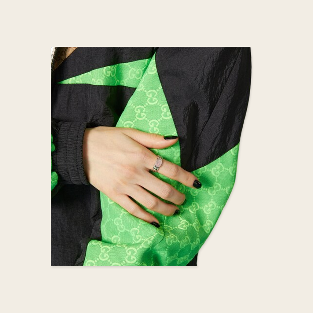 Gucci Interlocking G enamel ring