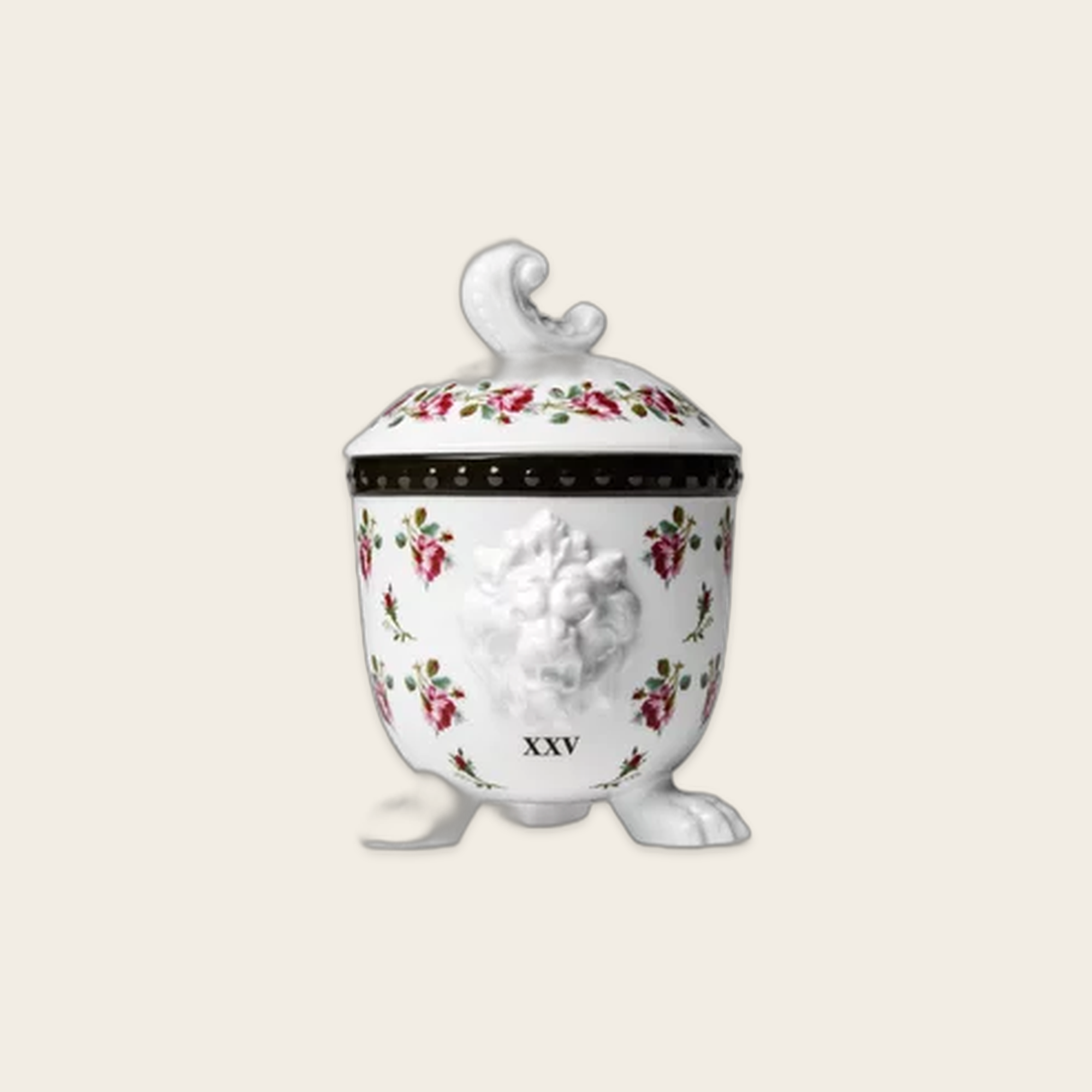 Gucci Mehen Rose Print Lion Scented Candle