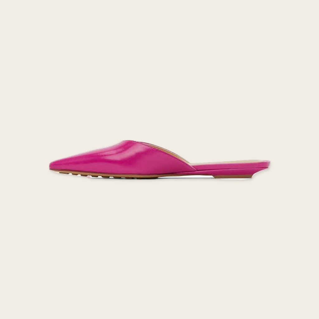 Bottega Veneta Pink Point Slippers