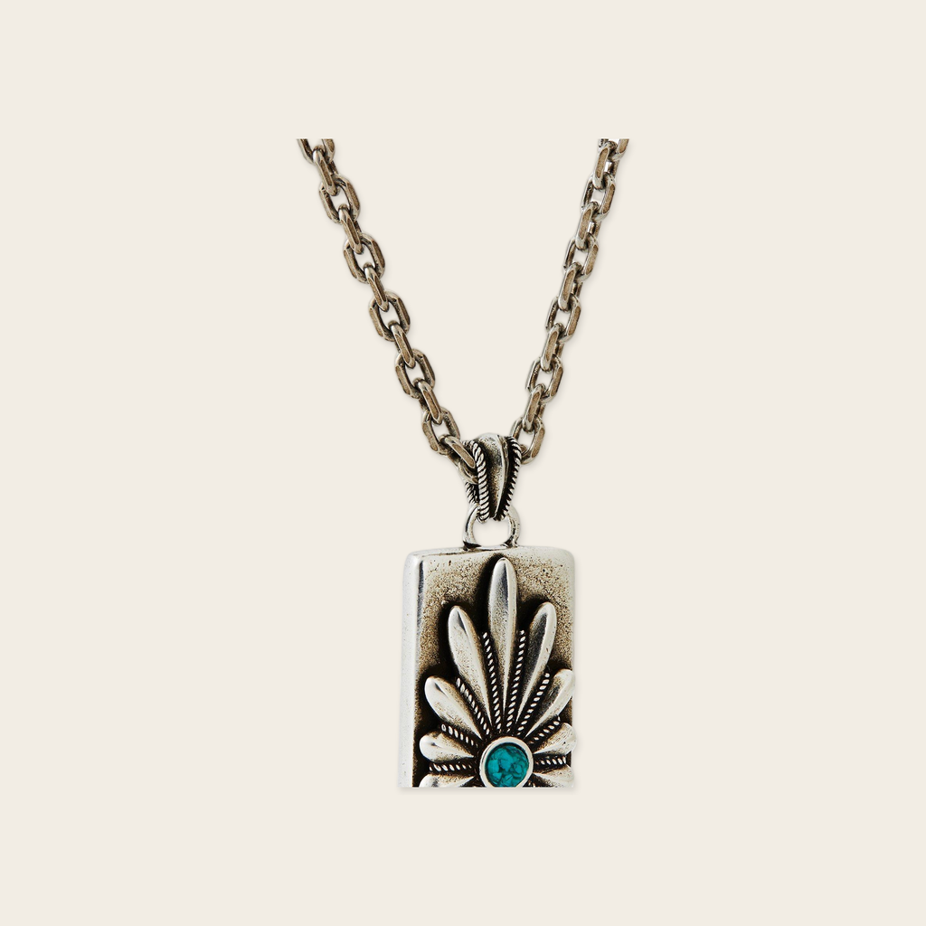 Gucci Interlocking G Engraved Flower Necklace
