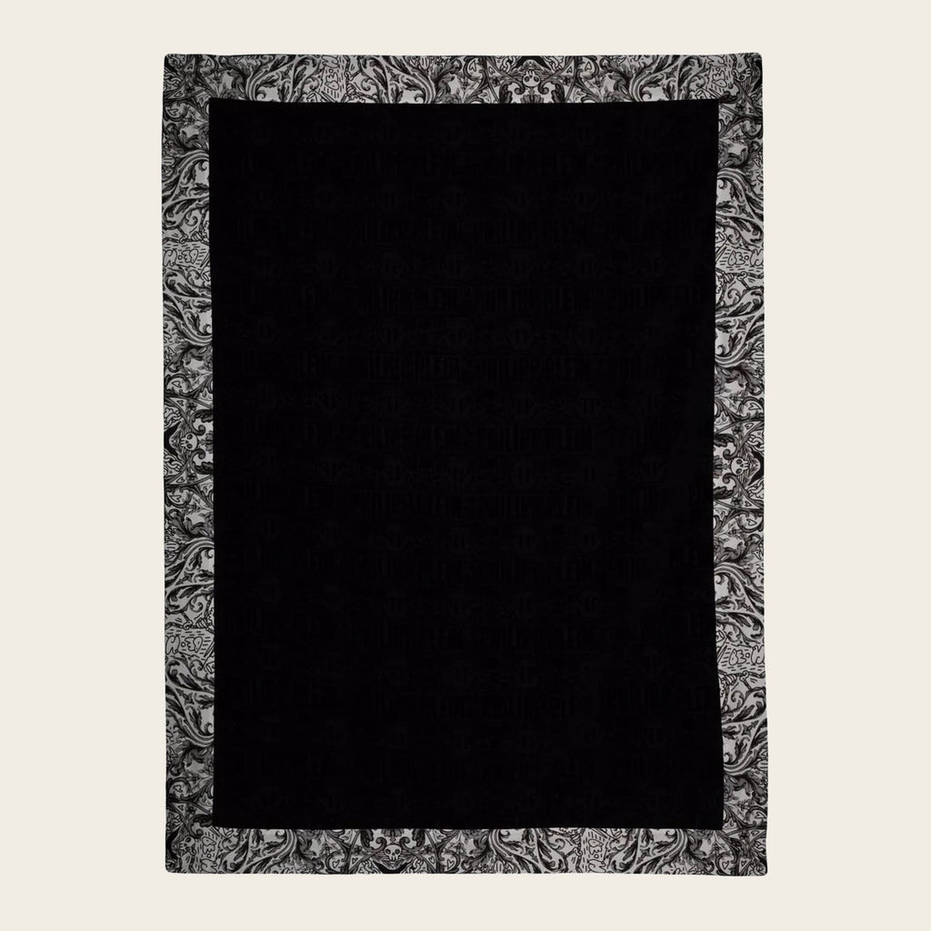 Philipp Plein Logo Black Towel