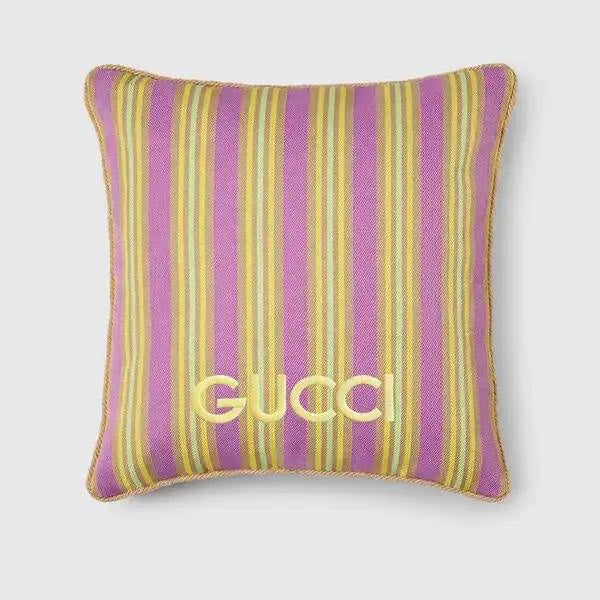Gucci Striped Cushion