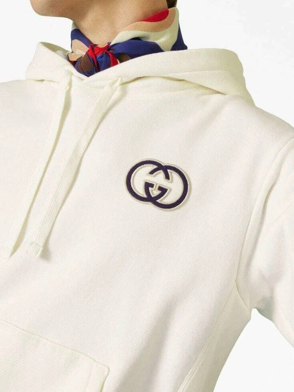 Gucci Interlocking G Hoodie — Off-White
